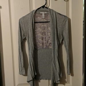 Grey cardigan